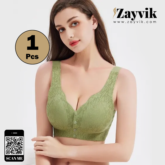 Imported front button cotton Bra (1Pcs)