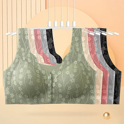 Imported front button cotton Bra (4 Pcs)