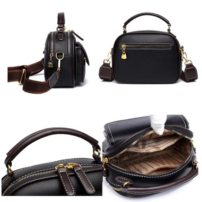 New Sac a Main Women Handbag soft small Shoulder Pu Leather Tote Hand Bags for Ladies(coffee)